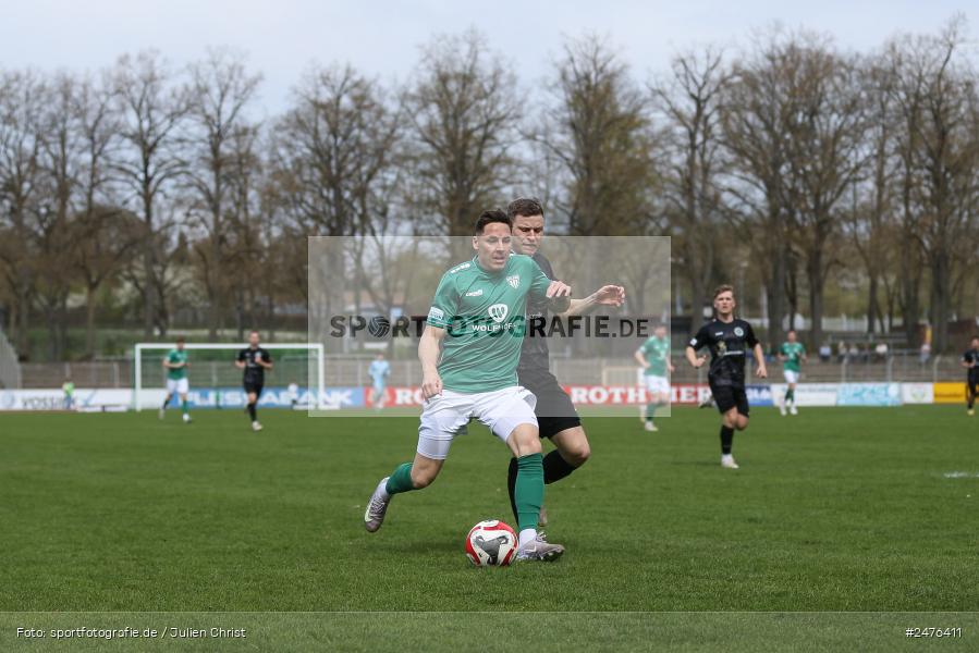 sport, action, SpVgg Ansbach, Schweinfurt, Sachs-Stadion, Regionalliga Bayern, Fussball, BFV, 28. Spieltag, 1. FC Schweinfurt 1905, 05.04.2025 - Bild-ID: 2476411