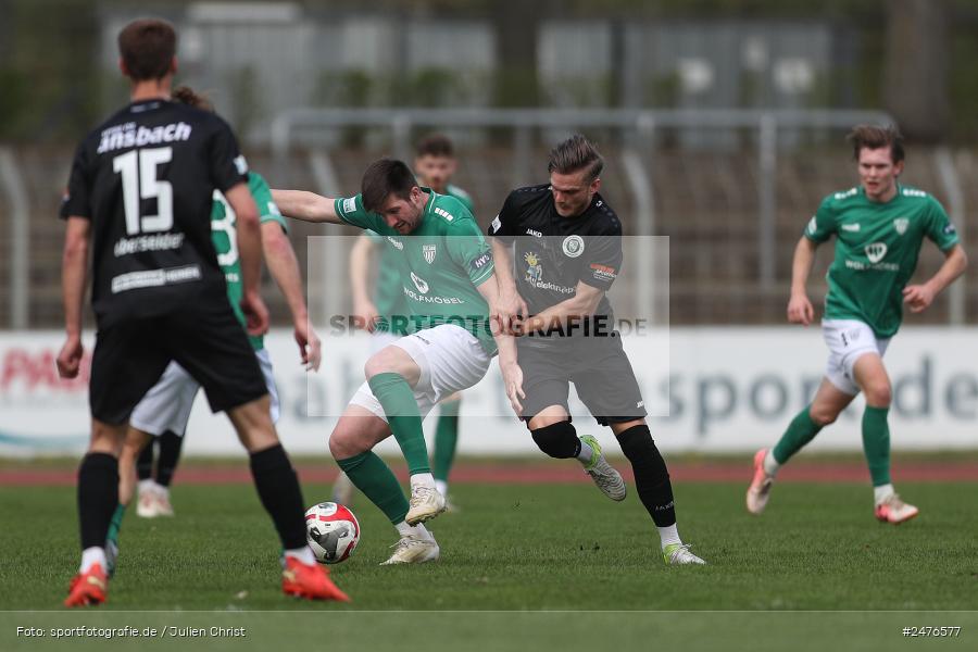 sport, action, SpVgg Ansbach, Schweinfurt, Sachs-Stadion, Regionalliga Bayern, Fussball, BFV, 28. Spieltag, 1. FC Schweinfurt 1905, 05.04.2025 - Bild-ID: 2476577 sport, action, SpVgg Ansbach, Schweinfurt, Sachs-Stadion, Regionalliga Bayern, Fussball, BFV, 28. Spieltag, 1. FC Schweinfurt 1905, 05.04.2025 - Bild-ID: 2476577