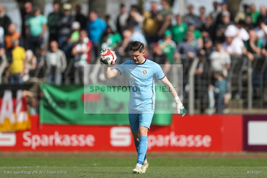 sport, action, SpVgg Ansbach, Schweinfurt, Sachs-Stadion, Regionalliga Bayern, Fussball, BFV, 28. Spieltag, 1. FC Schweinfurt 1905, 05.04.2025 - Bild-ID: 2476611