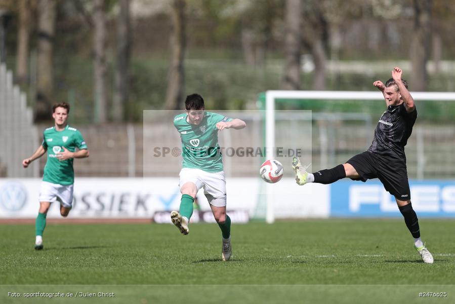 sport, action, SpVgg Ansbach, Schweinfurt, Sachs-Stadion, Regionalliga Bayern, Fussball, BFV, 28. Spieltag, 1. FC Schweinfurt 1905, 05.04.2025 - Bild-ID: 2476625