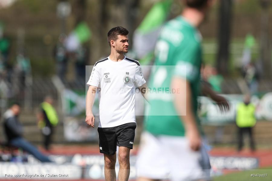 sport, action, SpVgg Ansbach, Schweinfurt, Sachs-Stadion, Regionalliga Bayern, Fussball, BFV, 28. Spieltag, 1. FC Schweinfurt 1905, 05.04.2025 - Bild-ID: 2476627