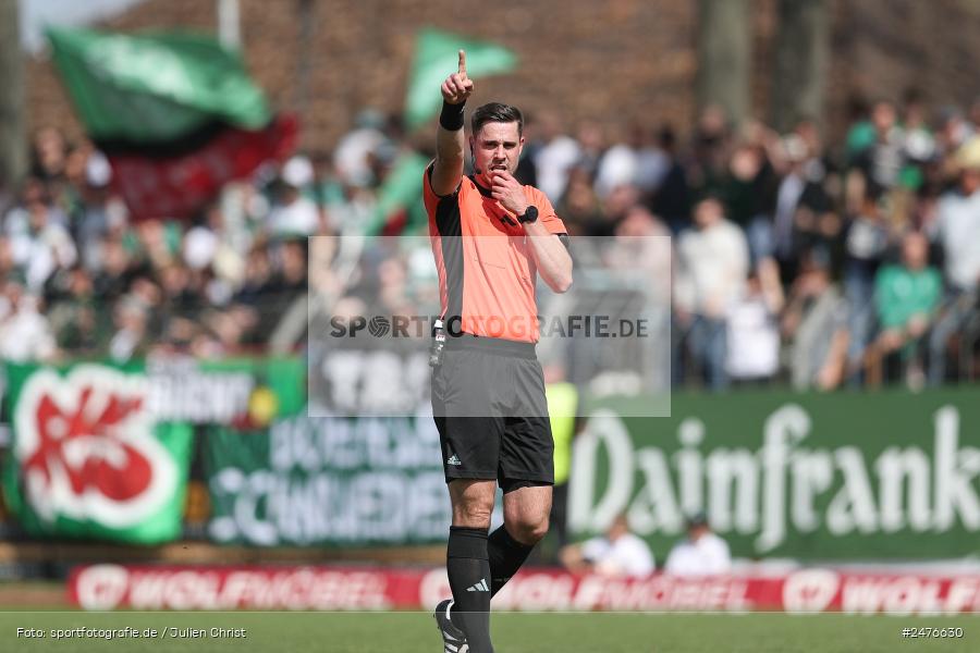 sport, action, SpVgg Ansbach, Schweinfurt, Sachs-Stadion, Regionalliga Bayern, Fussball, BFV, 28. Spieltag, 1. FC Schweinfurt 1905, 05.04.2025 - Bild-ID: 2476630