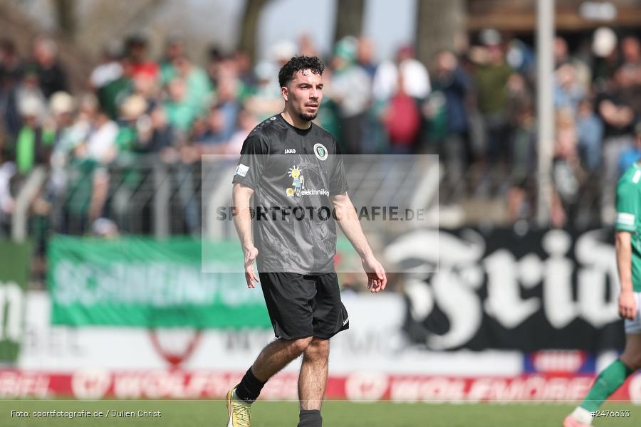 sport, action, SpVgg Ansbach, Schweinfurt, Sachs-Stadion, Regionalliga Bayern, Fussball, BFV, 28. Spieltag, 1. FC Schweinfurt 1905, 05.04.2025 - Bild-ID: 2476633