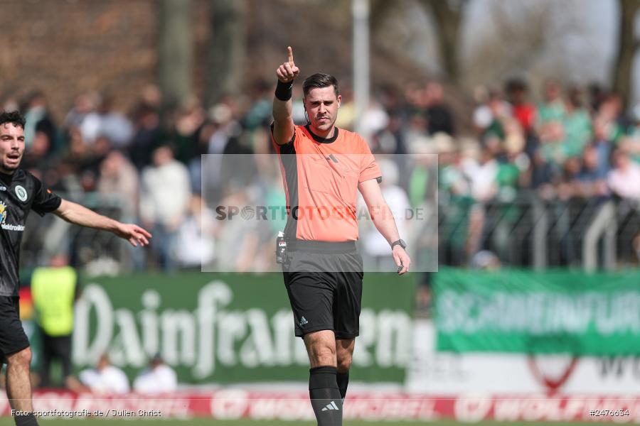 sport, action, SpVgg Ansbach, Schweinfurt, Sachs-Stadion, Regionalliga Bayern, Fussball, BFV, 28. Spieltag, 1. FC Schweinfurt 1905, 05.04.2025 - Bild-ID: 2476634
