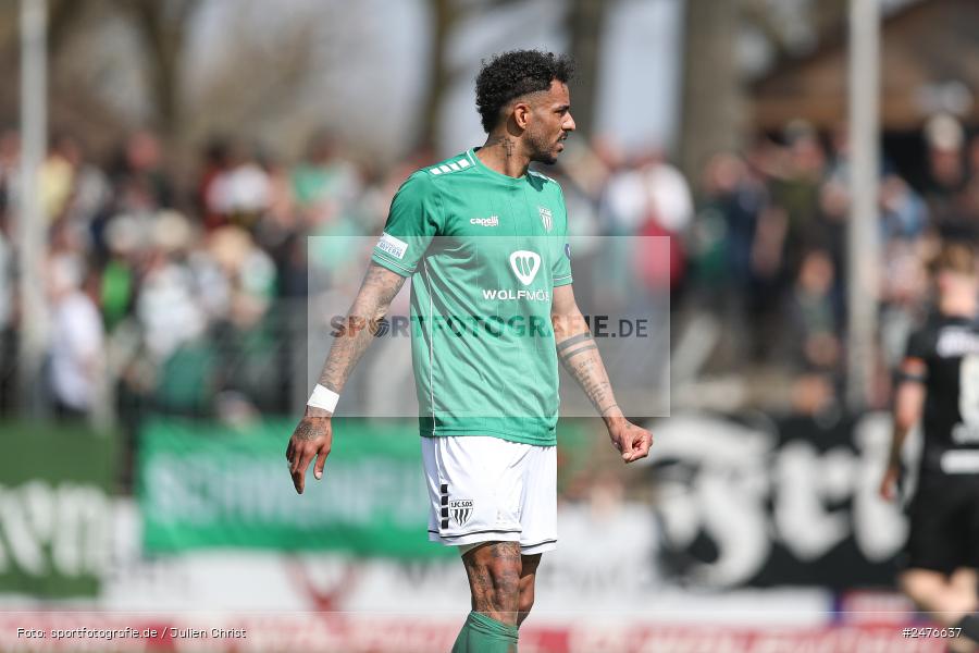 sport, action, SpVgg Ansbach, Schweinfurt, Sachs-Stadion, Regionalliga Bayern, Fussball, BFV, 28. Spieltag, 1. FC Schweinfurt 1905, 05.04.2025 - Bild-ID: 2476637