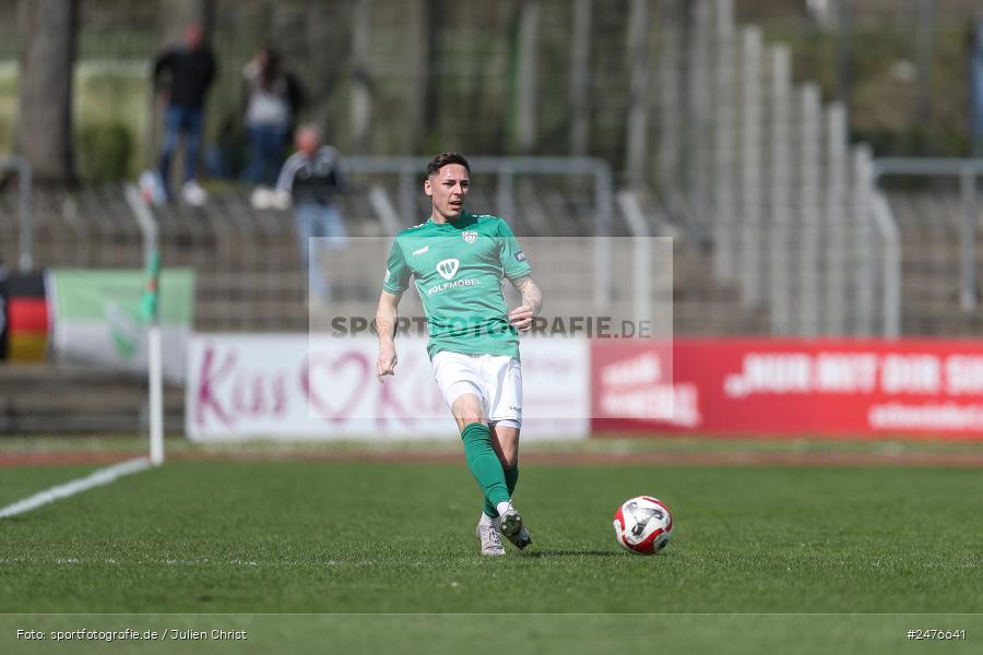 sport, action, SpVgg Ansbach, Schweinfurt, Sachs-Stadion, Regionalliga Bayern, Fussball, BFV, 28. Spieltag, 1. FC Schweinfurt 1905, 05.04.2025 - Bild-ID: 2476641