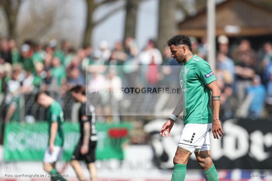 sport, action, SpVgg Ansbach, Schweinfurt, Sachs-Stadion, Regionalliga Bayern, Fussball, BFV, 28. Spieltag, 1. FC Schweinfurt 1905, 05.04.2025 - Bild-ID: 2476647