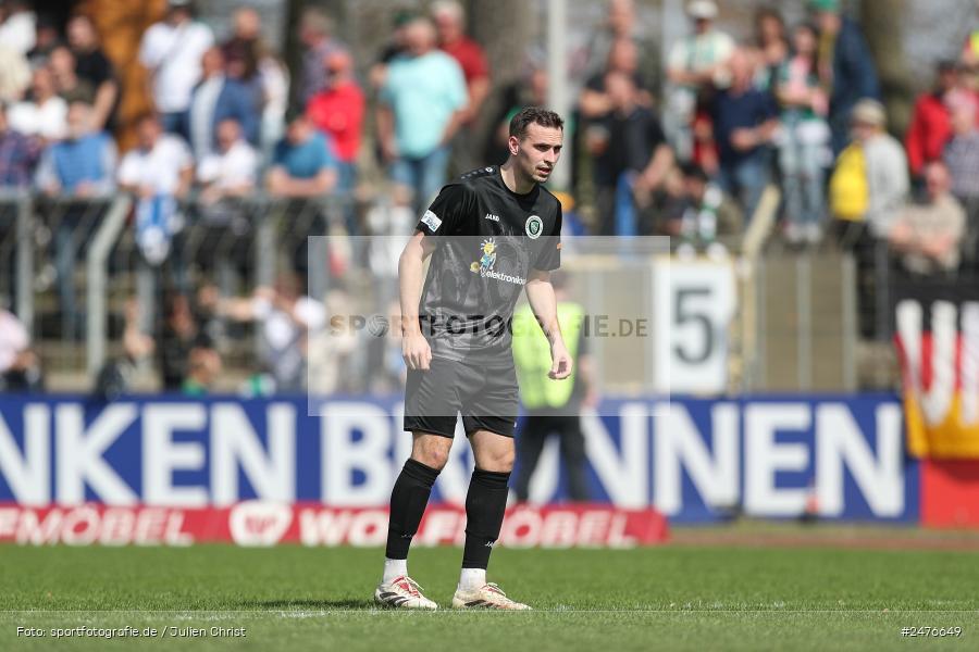 sport, action, SpVgg Ansbach, Schweinfurt, Sachs-Stadion, Regionalliga Bayern, Fussball, BFV, 28. Spieltag, 1. FC Schweinfurt 1905, 05.04.2025 - Bild-ID: 2476649