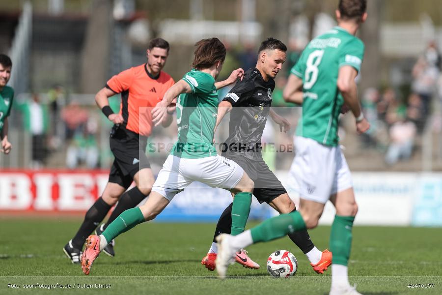 sport, action, SpVgg Ansbach, Schweinfurt, Sachs-Stadion, Regionalliga Bayern, Fussball, BFV, 28. Spieltag, 1. FC Schweinfurt 1905, 05.04.2025 - Bild-ID: 2476657