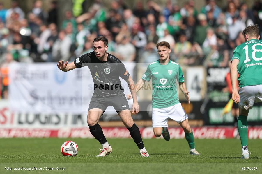 sport, action, SpVgg Ansbach, Schweinfurt, Sachs-Stadion, Regionalliga Bayern, Fussball, BFV, 28. Spieltag, 1. FC Schweinfurt 1905, 05.04.2025 - Bild-ID: 2476659