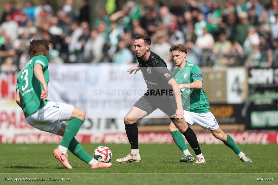 sport, action, SpVgg Ansbach, Schweinfurt, Sachs-Stadion, Regionalliga Bayern, Fussball, BFV, 28. Spieltag, 1. FC Schweinfurt 1905, 05.04.2025 - Bild-ID: 2476661