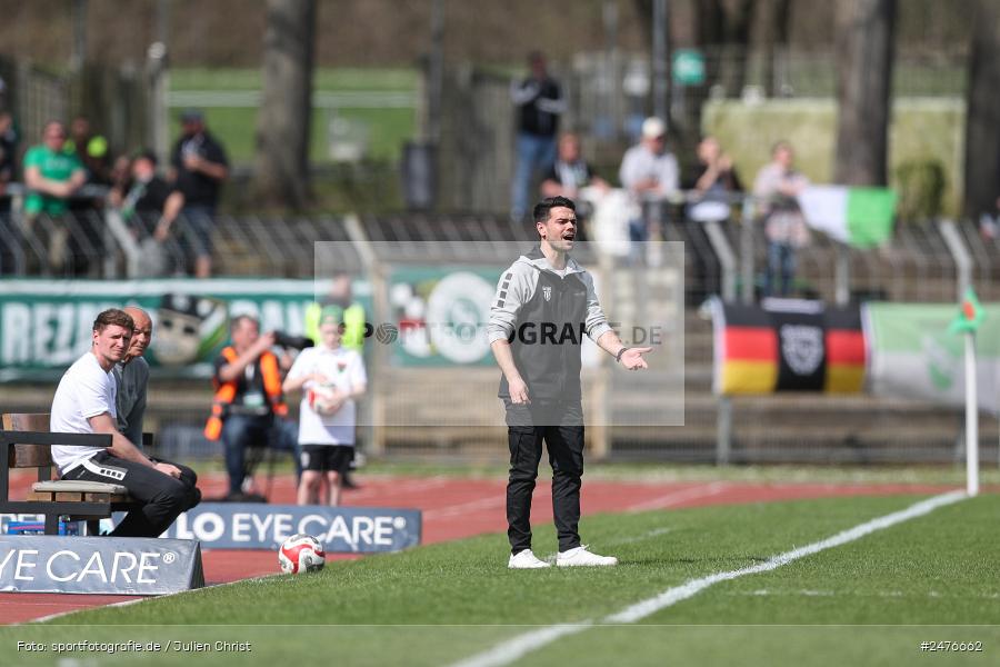 sport, action, SpVgg Ansbach, Schweinfurt, Sachs-Stadion, Regionalliga Bayern, Fussball, BFV, 28. Spieltag, 1. FC Schweinfurt 1905, 05.04.2025 - Bild-ID: 2476662