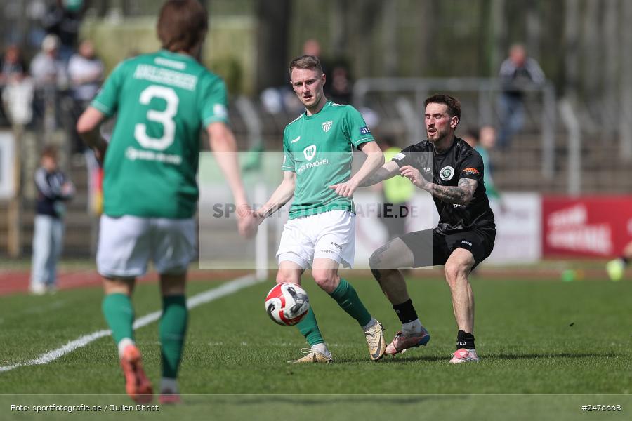sport, action, SpVgg Ansbach, Schweinfurt, Sachs-Stadion, Regionalliga Bayern, Fussball, BFV, 28. Spieltag, 1. FC Schweinfurt 1905, 05.04.2025 - Bild-ID: 2476668