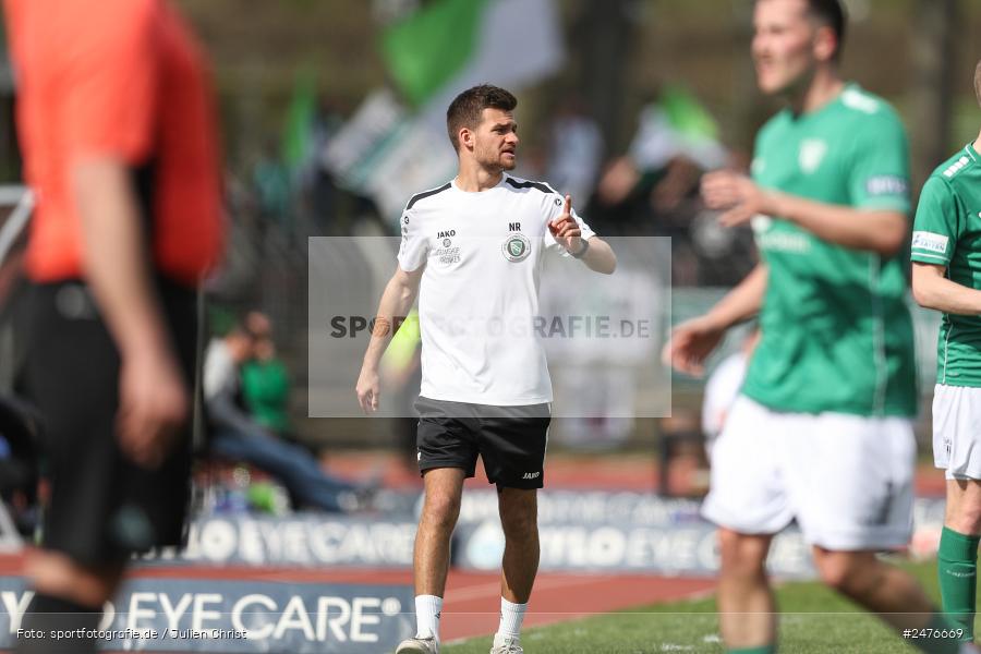 sport, action, SpVgg Ansbach, Schweinfurt, Sachs-Stadion, Regionalliga Bayern, Fussball, BFV, 28. Spieltag, 1. FC Schweinfurt 1905, 05.04.2025 - Bild-ID: 2476669