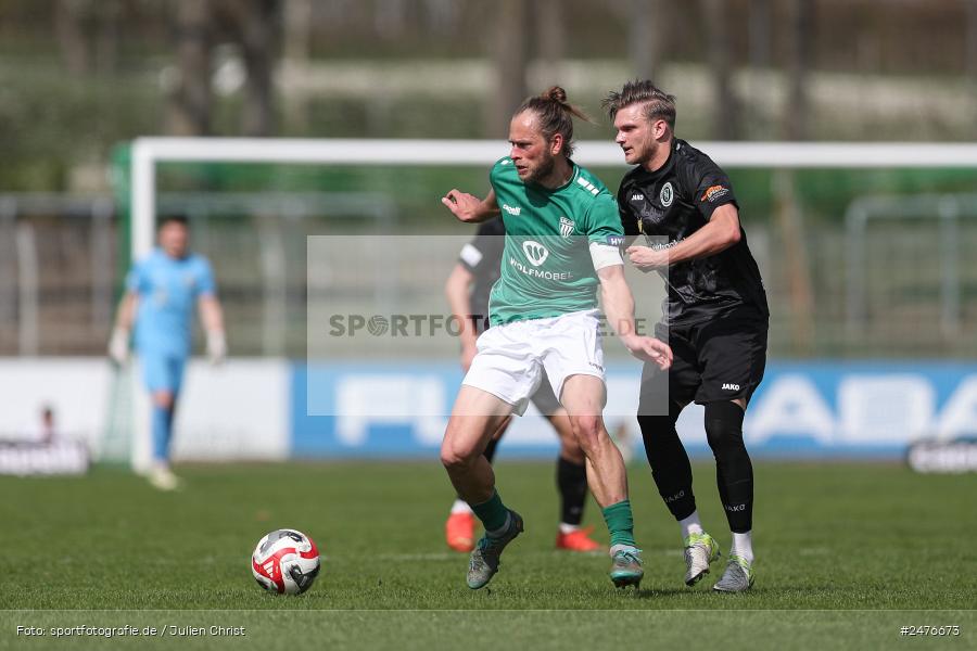 sport, action, SpVgg Ansbach, Schweinfurt, Sachs-Stadion, Regionalliga Bayern, Fussball, BFV, 28. Spieltag, 1. FC Schweinfurt 1905, 05.04.2025 - Bild-ID: 2476673