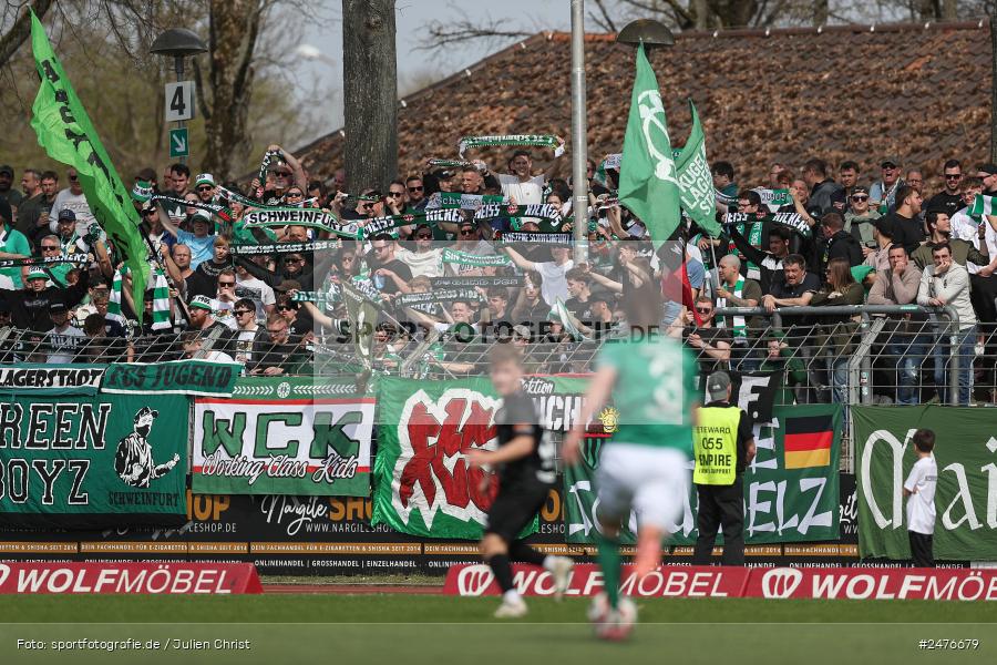 sport, action, SpVgg Ansbach, Schweinfurt, Sachs-Stadion, Regionalliga Bayern, Fussball, BFV, 28. Spieltag, 1. FC Schweinfurt 1905, 05.04.2025 - Bild-ID: 2476679 sport, action, SpVgg Ansbach, Schweinfurt, Sachs-Stadion, Regionalliga Bayern, Fussball, BFV, 28. Spieltag, 1. FC Schweinfurt 1905, 05.04.2025 - Bild-ID: 2476679
