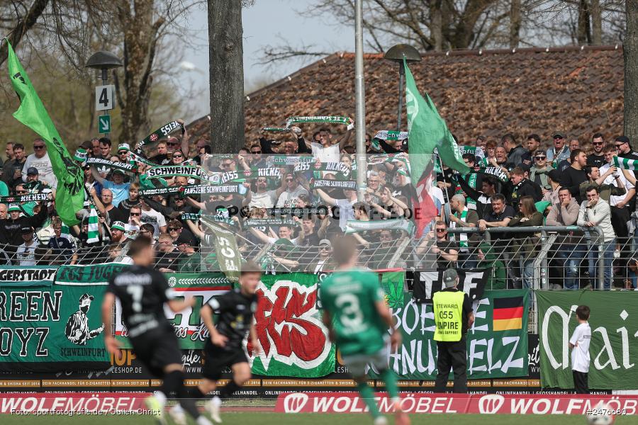 sport, action, SpVgg Ansbach, Schweinfurt, Sachs-Stadion, Regionalliga Bayern, Fussball, BFV, 28. Spieltag, 1. FC Schweinfurt 1905, 05.04.2025 - Bild-ID: 2476680 sport, action, SpVgg Ansbach, Schweinfurt, Sachs-Stadion, Regionalliga Bayern, Fussball, BFV, 28. Spieltag, 1. FC Schweinfurt 1905, 05.04.2025 - Bild-ID: 2476680