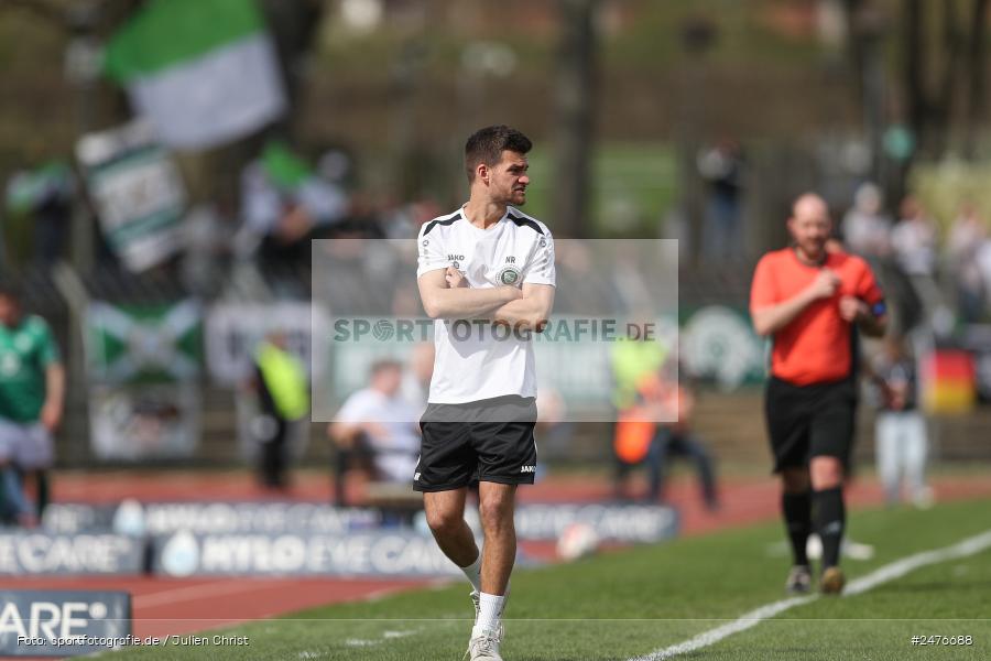 sport, action, SpVgg Ansbach, Schweinfurt, Sachs-Stadion, Regionalliga Bayern, Fussball, BFV, 28. Spieltag, 1. FC Schweinfurt 1905, 05.04.2025 - Bild-ID: 2476688 sport, action, SpVgg Ansbach, Schweinfurt, Sachs-Stadion, Regionalliga Bayern, Fussball, BFV, 28. Spieltag, 1. FC Schweinfurt 1905, 05.04.2025 - Bild-ID: 2476688