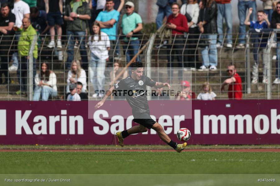 sport, action, SpVgg Ansbach, Schweinfurt, Sachs-Stadion, Regionalliga Bayern, Fussball, BFV, 28. Spieltag, 1. FC Schweinfurt 1905, 05.04.2025 - Bild-ID: 2476698