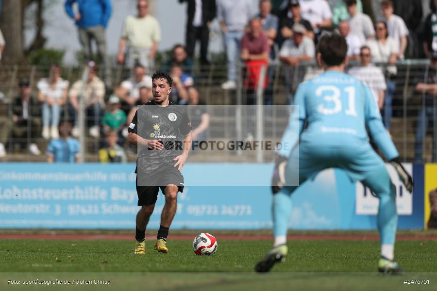 sport, action, SpVgg Ansbach, Schweinfurt, Sachs-Stadion, Regionalliga Bayern, Fussball, BFV, 28. Spieltag, 1. FC Schweinfurt 1905, 05.04.2025 - Bild-ID: 2476701