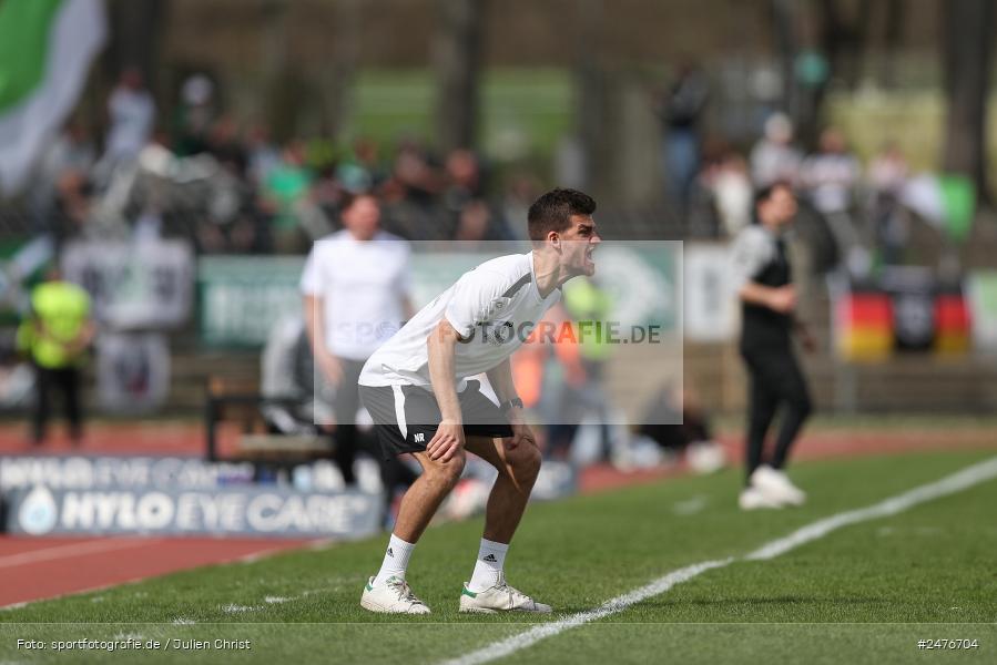 sport, action, SpVgg Ansbach, Schweinfurt, Sachs-Stadion, Regionalliga Bayern, Fussball, BFV, 28. Spieltag, 1. FC Schweinfurt 1905, 05.04.2025 - Bild-ID: 2476704