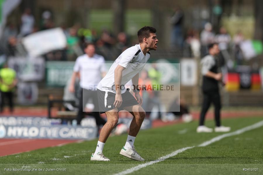 sport, action, SpVgg Ansbach, Schweinfurt, Sachs-Stadion, Regionalliga Bayern, Fussball, BFV, 28. Spieltag, 1. FC Schweinfurt 1905, 05.04.2025 - Bild-ID: 2476707