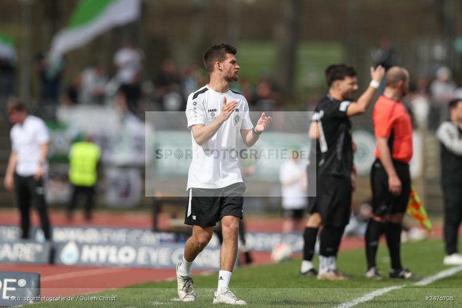 sport, action, SpVgg Ansbach, Schweinfurt, Sachs-Stadion, Regionalliga Bayern, Fussball, BFV, 28. Spieltag, 1. FC Schweinfurt 1905, 05.04.2025 - Bild-ID: 2476708