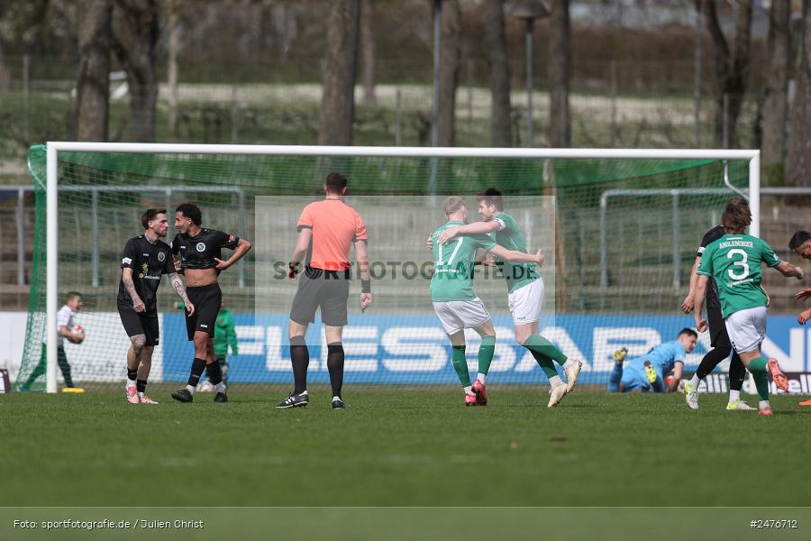 sport, action, SpVgg Ansbach, Schweinfurt, Sachs-Stadion, Regionalliga Bayern, Fussball, BFV, 28. Spieltag, 1. FC Schweinfurt 1905, 05.04.2025 - Bild-ID: 2476712