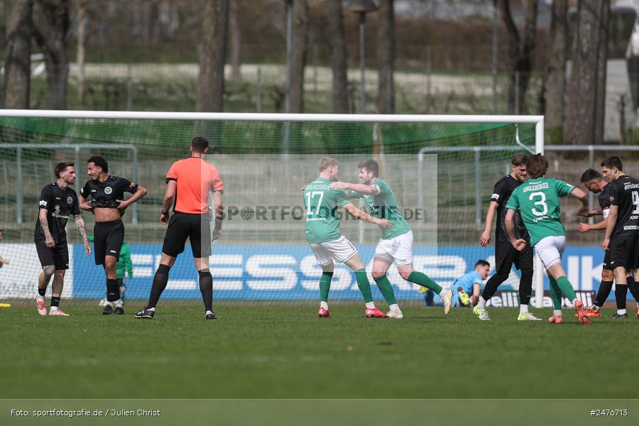 sport, action, SpVgg Ansbach, Schweinfurt, Sachs-Stadion, Regionalliga Bayern, Fussball, BFV, 28. Spieltag, 1. FC Schweinfurt 1905, 05.04.2025 - Bild-ID: 2476713