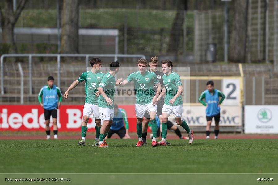sport, action, SpVgg Ansbach, Schweinfurt, Sachs-Stadion, Regionalliga Bayern, Fussball, BFV, 28. Spieltag, 1. FC Schweinfurt 1905, 05.04.2025 - Bild-ID: 2476718
