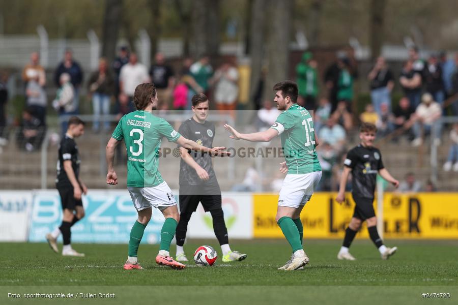 sport, action, SpVgg Ansbach, Schweinfurt, Sachs-Stadion, Regionalliga Bayern, Fussball, BFV, 28. Spieltag, 1. FC Schweinfurt 1905, 05.04.2025 - Bild-ID: 2476720