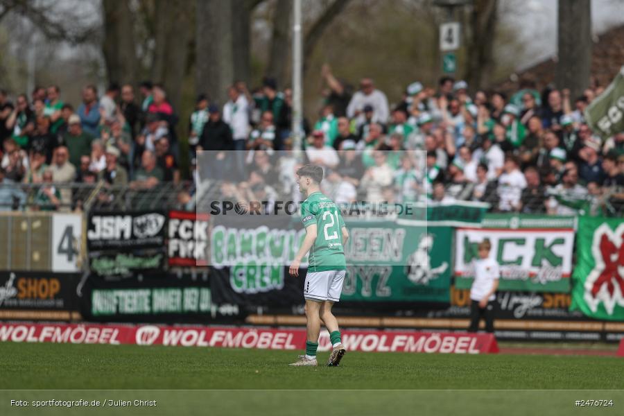 sport, action, SpVgg Ansbach, Schweinfurt, Sachs-Stadion, Regionalliga Bayern, Fussball, BFV, 28. Spieltag, 1. FC Schweinfurt 1905, 05.04.2025 - Bild-ID: 2476724