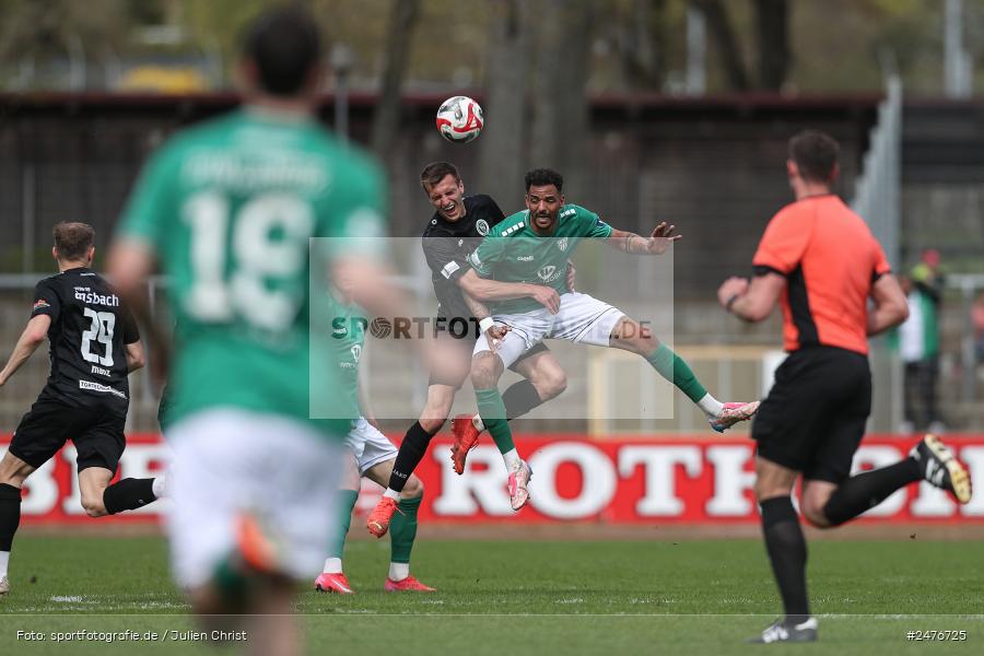 sport, action, SpVgg Ansbach, Schweinfurt, Sachs-Stadion, Regionalliga Bayern, Fussball, BFV, 28. Spieltag, 1. FC Schweinfurt 1905, 05.04.2025 - Bild-ID: 2476725