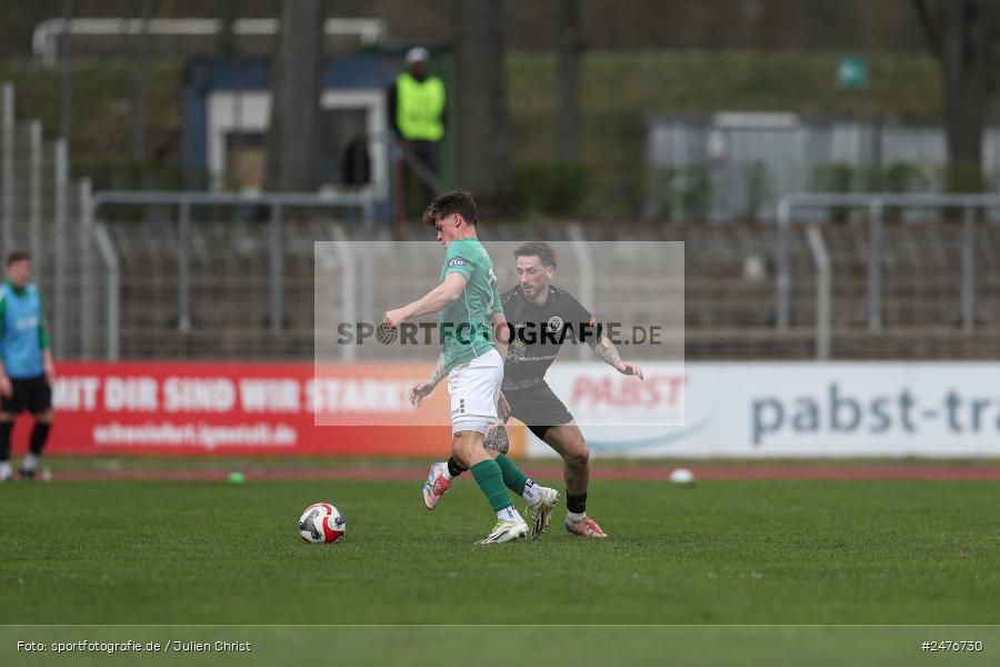 sport, action, SpVgg Ansbach, Schweinfurt, Sachs-Stadion, Regionalliga Bayern, Fussball, BFV, 28. Spieltag, 1. FC Schweinfurt 1905, 05.04.2025 - Bild-ID: 2476730
