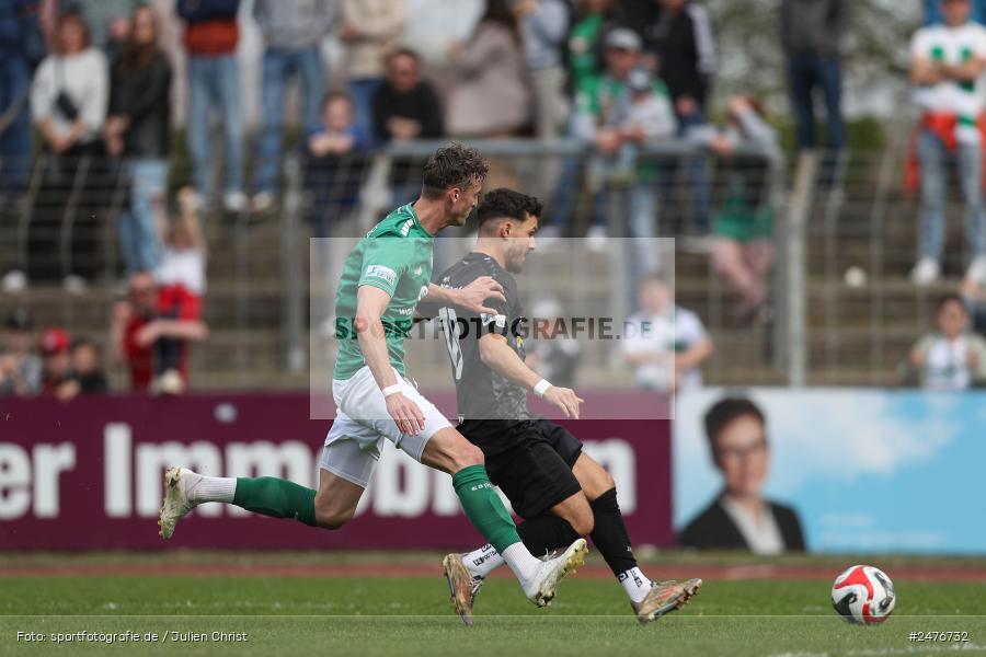 sport, action, SpVgg Ansbach, Schweinfurt, Sachs-Stadion, Regionalliga Bayern, Fussball, BFV, 28. Spieltag, 1. FC Schweinfurt 1905, 05.04.2025 - Bild-ID: 2476732