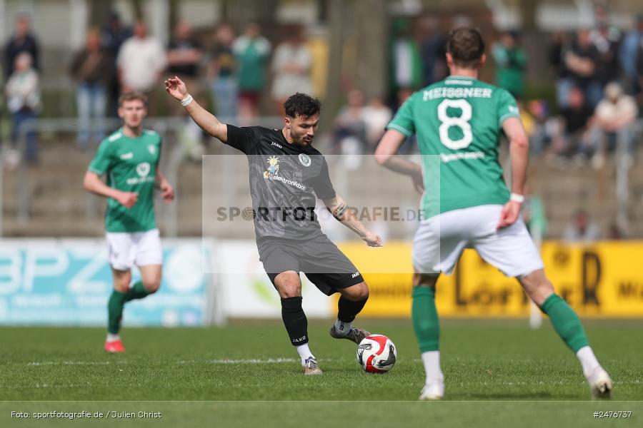 sport, action, SpVgg Ansbach, Schweinfurt, Sachs-Stadion, Regionalliga Bayern, Fussball, BFV, 28. Spieltag, 1. FC Schweinfurt 1905, 05.04.2025 - Bild-ID: 2476737