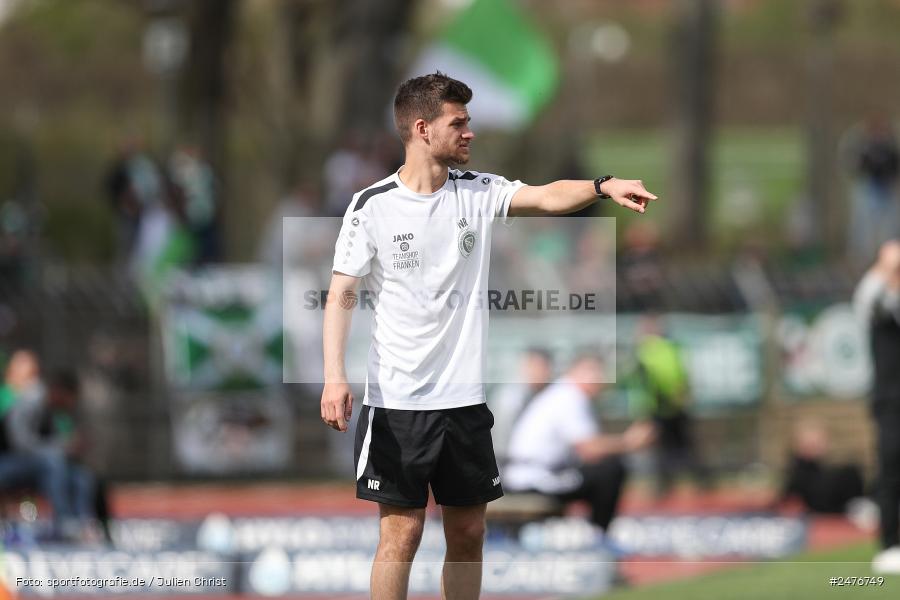 sport, action, SpVgg Ansbach, Schweinfurt, Sachs-Stadion, Regionalliga Bayern, Fussball, BFV, 28. Spieltag, 1. FC Schweinfurt 1905, 05.04.2025 - Bild-ID: 2476749