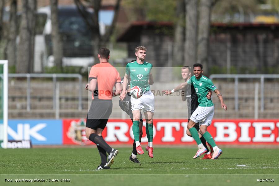 sport, action, SpVgg Ansbach, Schweinfurt, Sachs-Stadion, Regionalliga Bayern, Fussball, BFV, 28. Spieltag, 1. FC Schweinfurt 1905, 05.04.2025 - Bild-ID: 2476750