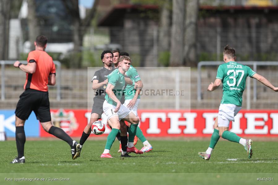 sport, action, SpVgg Ansbach, Schweinfurt, Sachs-Stadion, Regionalliga Bayern, Fussball, BFV, 28. Spieltag, 1. FC Schweinfurt 1905, 05.04.2025 - Bild-ID: 2476751