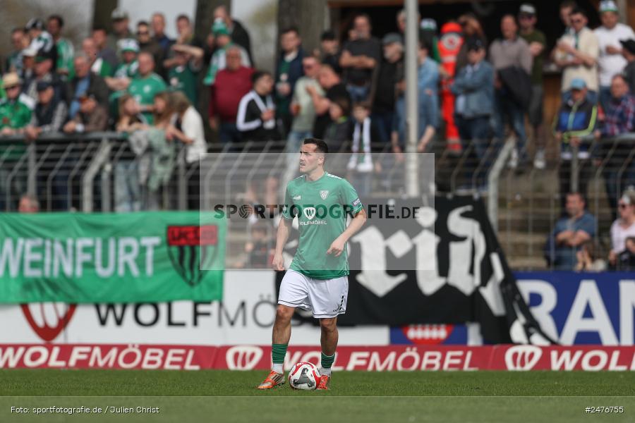 sport, action, SpVgg Ansbach, Schweinfurt, Sachs-Stadion, Regionalliga Bayern, Fussball, BFV, 28. Spieltag, 1. FC Schweinfurt 1905, 05.04.2025 - Bild-ID: 2476755