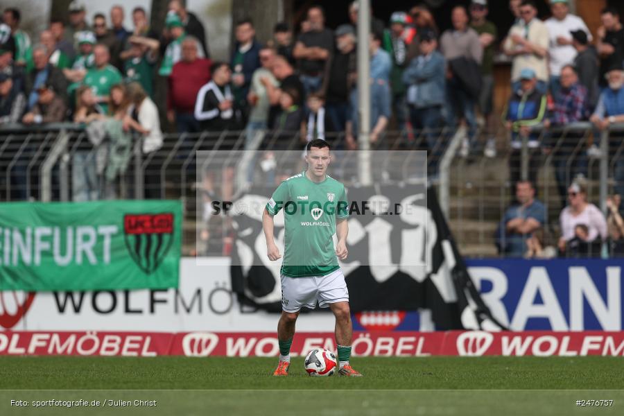 sport, action, SpVgg Ansbach, Schweinfurt, Sachs-Stadion, Regionalliga Bayern, Fussball, BFV, 28. Spieltag, 1. FC Schweinfurt 1905, 05.04.2025 - Bild-ID: 2476757