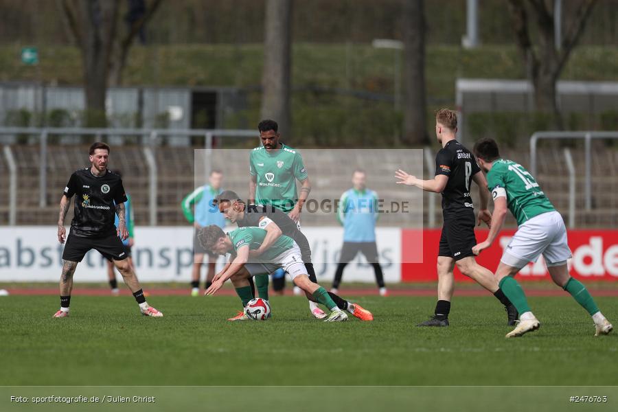 sport, action, SpVgg Ansbach, Schweinfurt, Sachs-Stadion, Regionalliga Bayern, Fussball, BFV, 28. Spieltag, 1. FC Schweinfurt 1905, 05.04.2025 - Bild-ID: 2476763