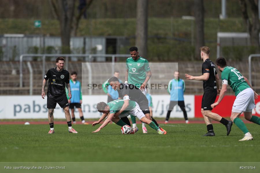 sport, action, SpVgg Ansbach, Schweinfurt, Sachs-Stadion, Regionalliga Bayern, Fussball, BFV, 28. Spieltag, 1. FC Schweinfurt 1905, 05.04.2025 - Bild-ID: 2476764