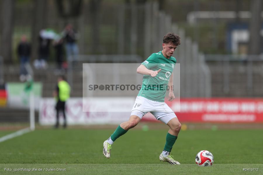 sport, action, SpVgg Ansbach, Schweinfurt, Sachs-Stadion, Regionalliga Bayern, Fussball, BFV, 28. Spieltag, 1. FC Schweinfurt 1905, 05.04.2025 - Bild-ID: 2476772