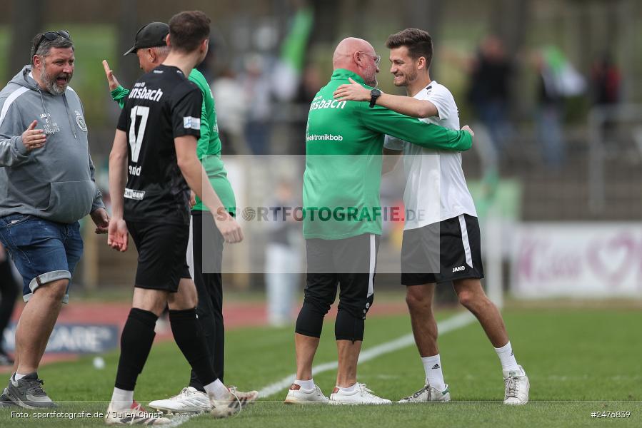 sport, action, SpVgg Ansbach, Schweinfurt, Sachs-Stadion, Regionalliga Bayern, Fussball, BFV, 28. Spieltag, 1. FC Schweinfurt 1905, 05.04.2025 - Bild-ID: 2476839