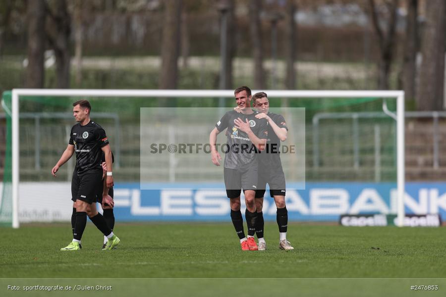 sport, action, SpVgg Ansbach, Schweinfurt, Sachs-Stadion, Regionalliga Bayern, Fussball, BFV, 28. Spieltag, 1. FC Schweinfurt 1905, 05.04.2025 - Bild-ID: 2476853