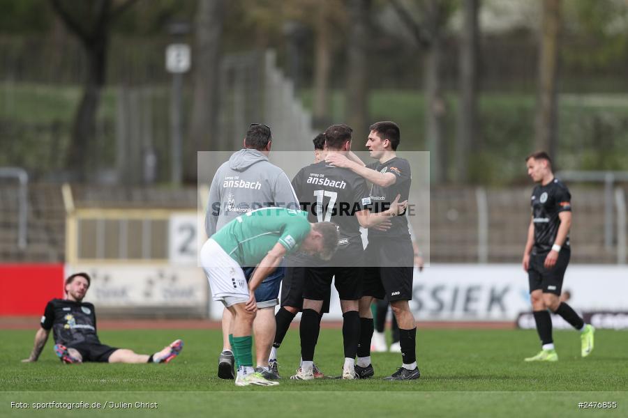 sport, action, SpVgg Ansbach, Schweinfurt, Sachs-Stadion, Regionalliga Bayern, Fussball, BFV, 28. Spieltag, 1. FC Schweinfurt 1905, 05.04.2025 - Bild-ID: 2476855 sport, action, SpVgg Ansbach, Schweinfurt, Sachs-Stadion, Regionalliga Bayern, Fussball, BFV, 28. Spieltag, 1. FC Schweinfurt 1905, 05.04.2025 - Bild-ID: 2476855