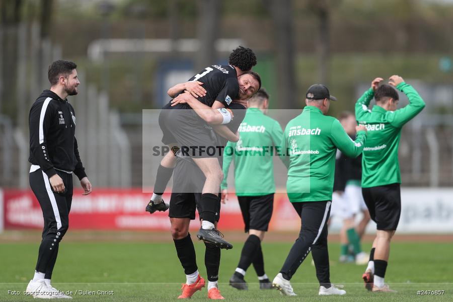 sport, action, SpVgg Ansbach, Schweinfurt, Sachs-Stadion, Regionalliga Bayern, Fussball, BFV, 28. Spieltag, 1. FC Schweinfurt 1905, 05.04.2025 - Bild-ID: 2476857 sport, action, SpVgg Ansbach, Schweinfurt, Sachs-Stadion, Regionalliga Bayern, Fussball, BFV, 28. Spieltag, 1. FC Schweinfurt 1905, 05.04.2025 - Bild-ID: 2476857
