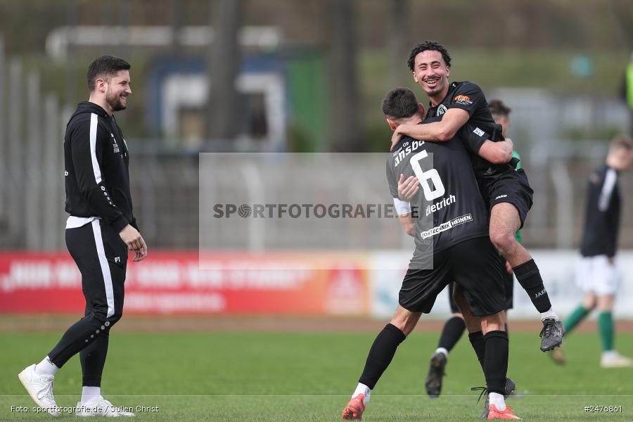 sport, action, SpVgg Ansbach, Schweinfurt, Sachs-Stadion, Regionalliga Bayern, Fussball, BFV, 28. Spieltag, 1. FC Schweinfurt 1905, 05.04.2025 - Bild-ID: 2476861