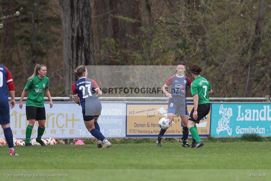 sport, action, Sportgelände, SB DJK Würzburg, Fussball, Frauen BOL, FFC Adelsberg-Karsbach, BFV, Adelsberg, 15. Spieltag, 05.04.2025 - Bild-ID: 2476909